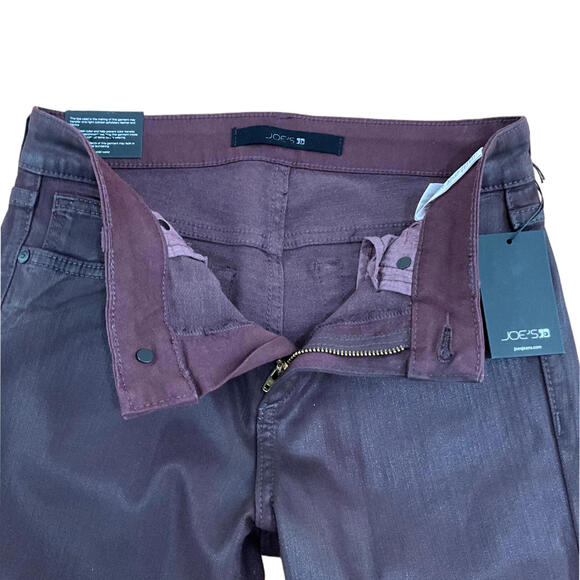 NWT JOE’S JEANS |SZ 25 |Icon Skinny Ankle Mid Rise Jeans Orchid Purple $198 - Picture 6 of 9